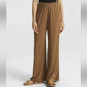 SOLD OGL NWT Brown High Waist Wide-Leg Pull On Pants
